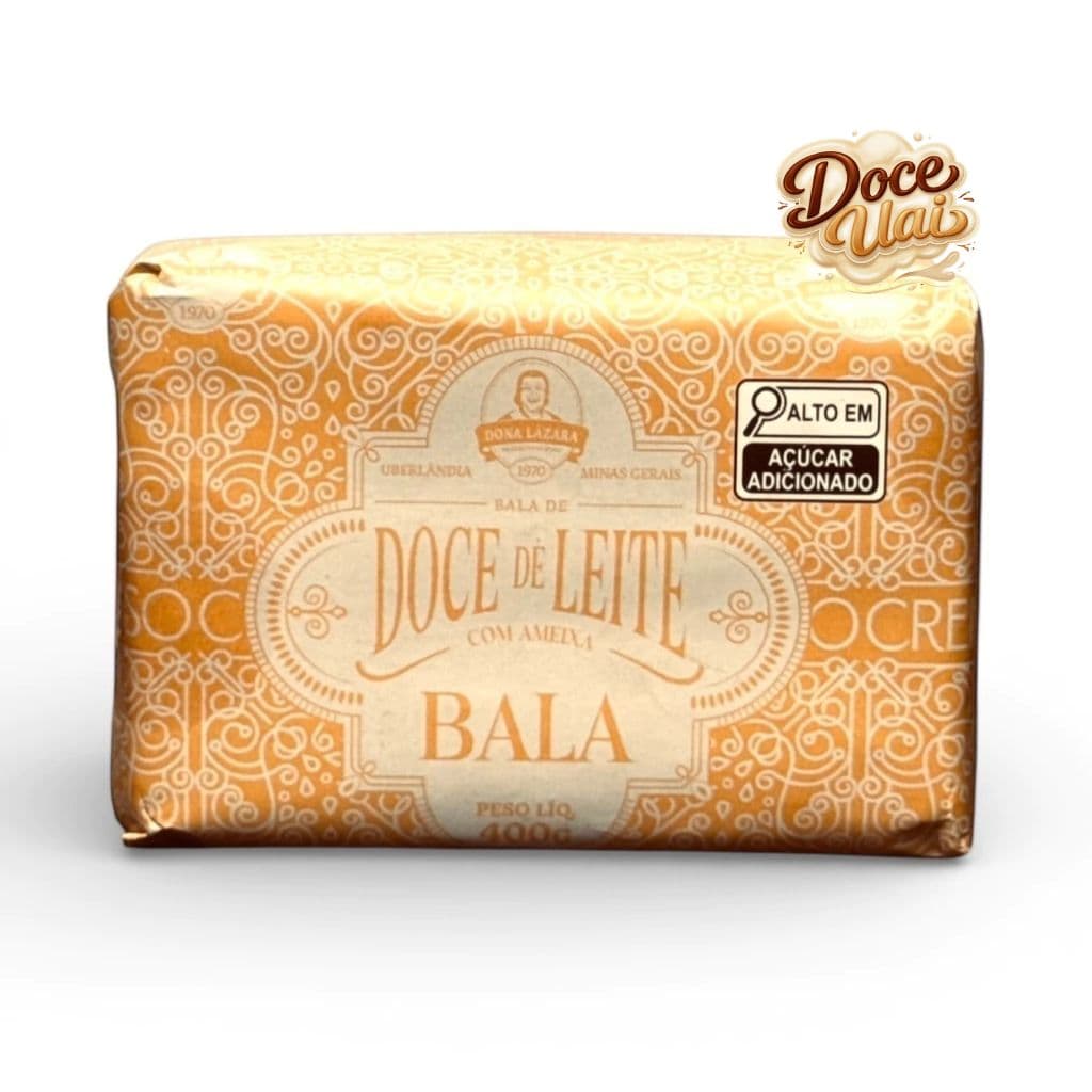 Bala de Doce de Leite com Ameixa - Dona Lázara