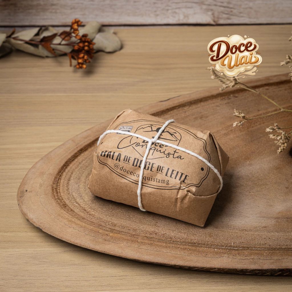 Bala Artesanal de Doce de Leite Doce - 300g - Imagem 3