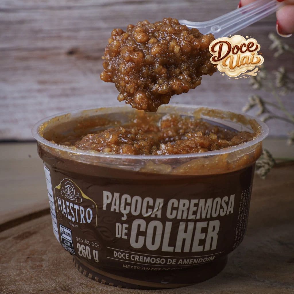 Creme de Paçoca para Comer de Colher