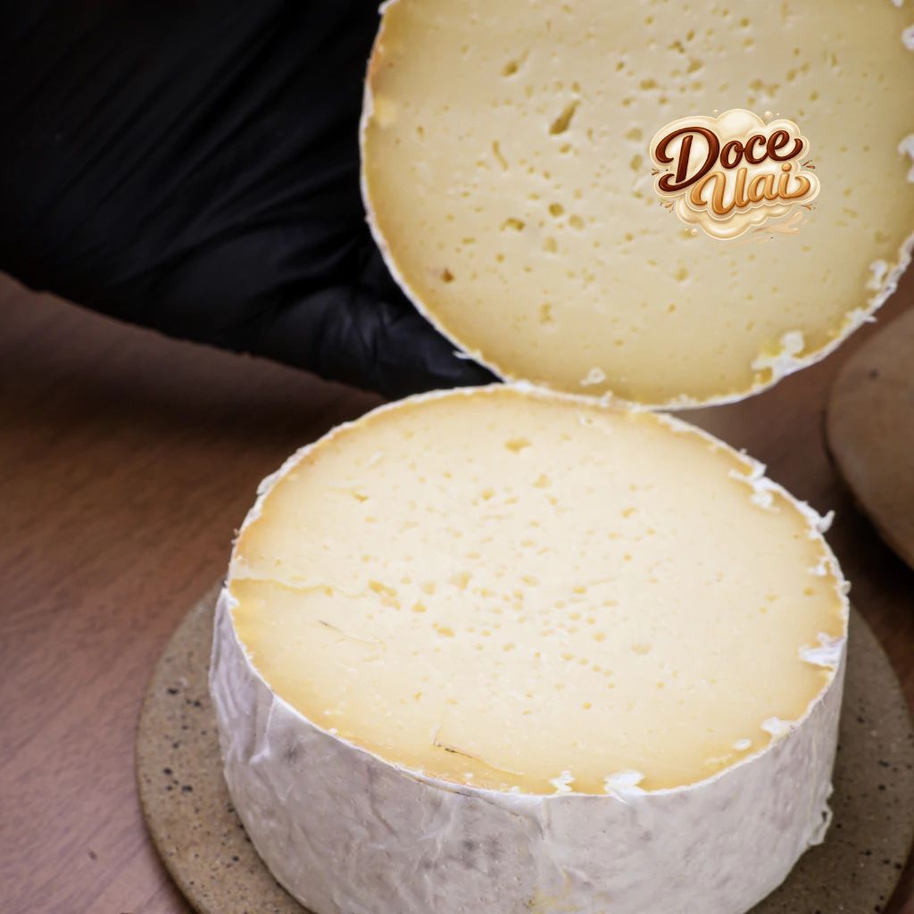 Queijo Artesanal Tipo Borbinha - 250g - Imagem 1
