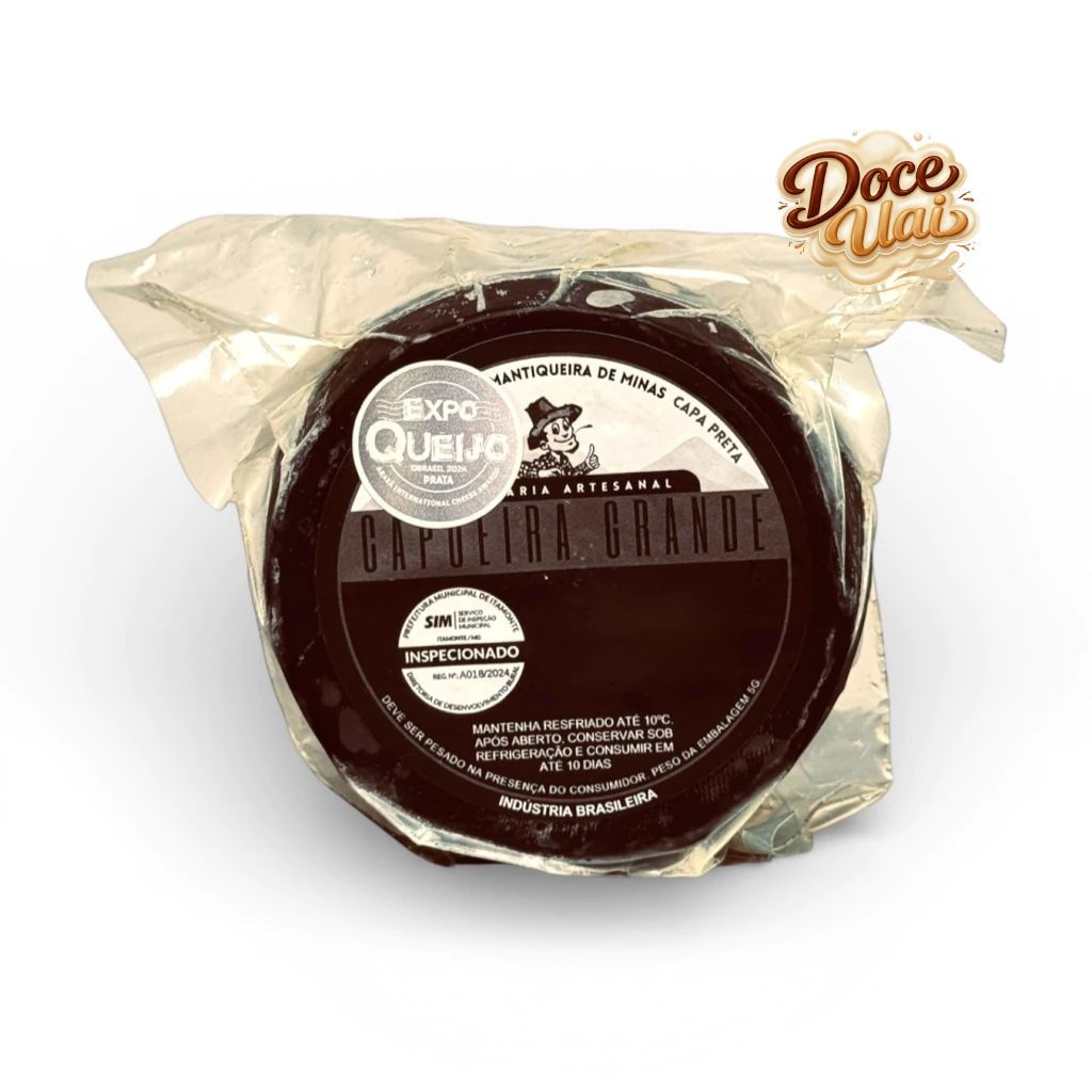 Queijo Capoeira Grande – Capa Preta - 500g - Imagem 1