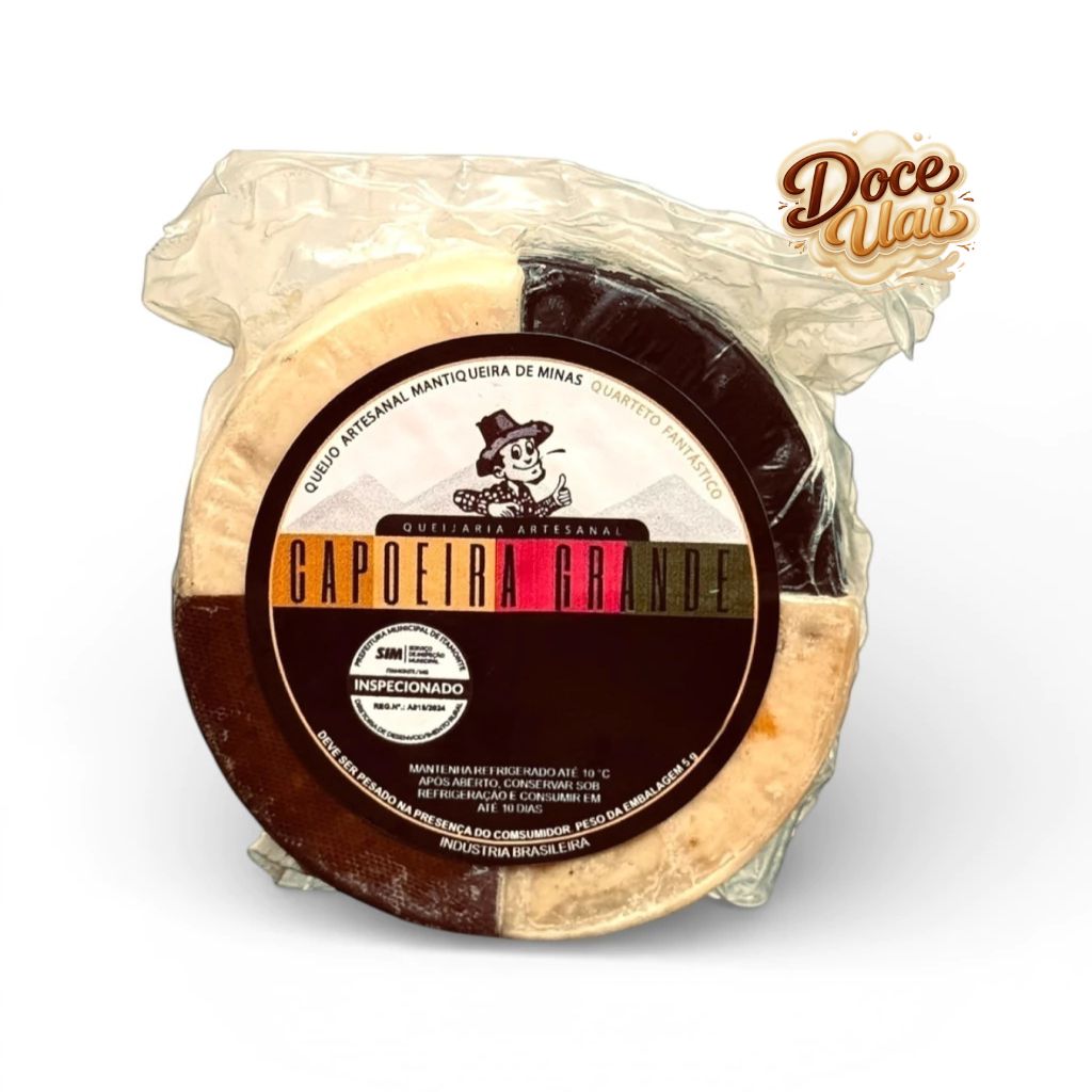 Queijo Quarteto - Capoeira Grande - 500g - Imagem 1